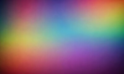 Obraz premium Rainbow colors, grainy noise grungy empty space or spray texture , oil on canvas,a rough abstract retro vibe background template color gradient shine bright light and glow 