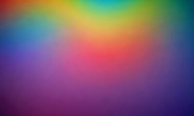 Obraz premium Rainbow colors, grainy noise grungy empty space or spray texture , oil on canvas,a rough abstract retro vibe background template color gradient shine bright light and glow 