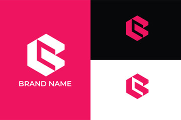 letter G C modern abstract Universal elegant vector emblem Premium business logotype, letter C negative space modern abstract logo, letter G heart icon romance love logo

