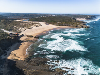 Praia da Amoreira, Parque Natural do Sudoeste Alentejano and Costa Vicentina, Algarve, Portugal