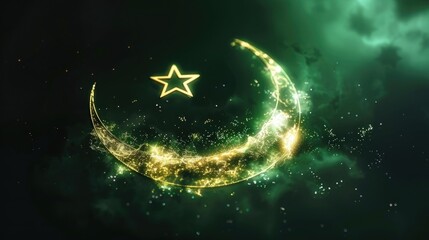 Happy Pakistan Independence Day animation text. Happy independence day of Pakistan. great for greeting card, banner, and social media feed wallpaper stories 