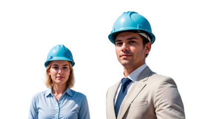 Portrait of a architect or engineer