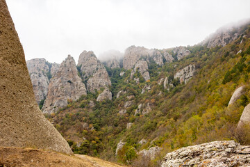 Demerdzhi (Demirdzhi, Demirji) Mountain in the Crimea