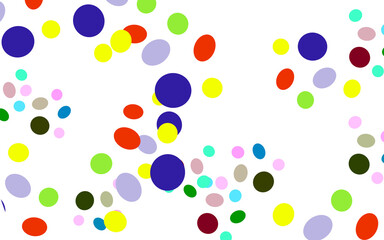 a collection of colorful abstract dots
