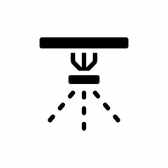 smoke detector sensor fire icon