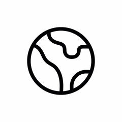earth globe world planet icon