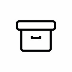 archive box folder files icon