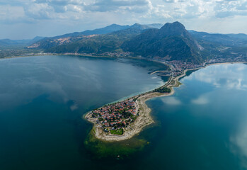 Lake Egirdir of Turkey is situated in the Isparta province. It is also known as the 'seven colored...
