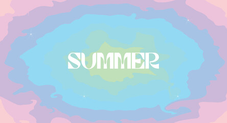 Colorful Summer background layout banners design.  poster, greeting card, header for website