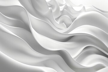 Obraz premium Modern Futuristic White Background with Clean, Minimalist Palette