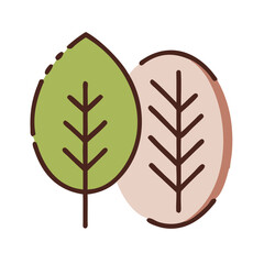 Leaves icon set