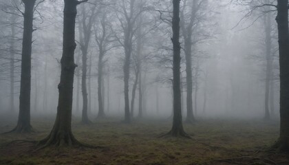 A misty morning in the enchanted forest