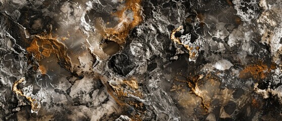 Naturally inspired abstract panorama, perfect for wallpaper background Organic shapes and textures