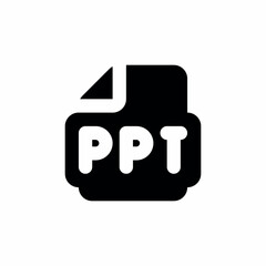 ppt file document presentation icon