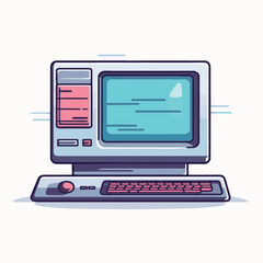 Adobe Illustraillustration, vector, computer, technology, icon, screen, digital, device, desktop, design, display, laptop, electronic, monitor, modern, isolated, blank, business, pc, interntor Artwork