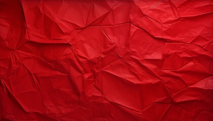 Naklejka premium red crumpled papaer