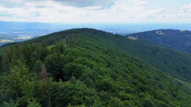 view from the top of mountain