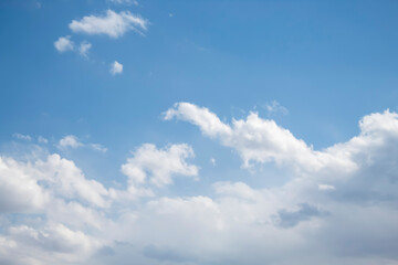 blue sky with clouds