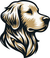 Golden Retrievers dog vector