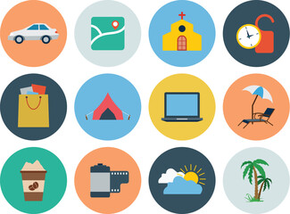 set of icons