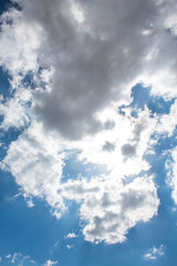 blue sky with clouds