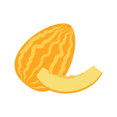 Fruit and Berry collection. Flat style, vegan health food icon. Vector set for package, label, menu. Vector illustration.