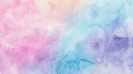 A soft blend of pastel colors on watercolor paper, with subtle gradients flowing into each other, creating a tranquil and soothing background.