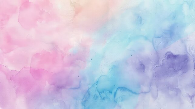 A soft blend of pastel colors on watercolor paper, with subtle gradients flowing into each other, creating a tranquil and soothing background.