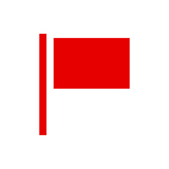 Red flag icon