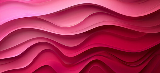 hot pink background with an elegant wave shaped in the corner, simple design, high resolution, no text or logos, with the wave shape in the style of.


