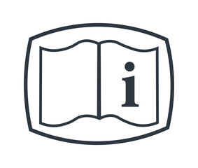 Electronic instructions for use symbol.