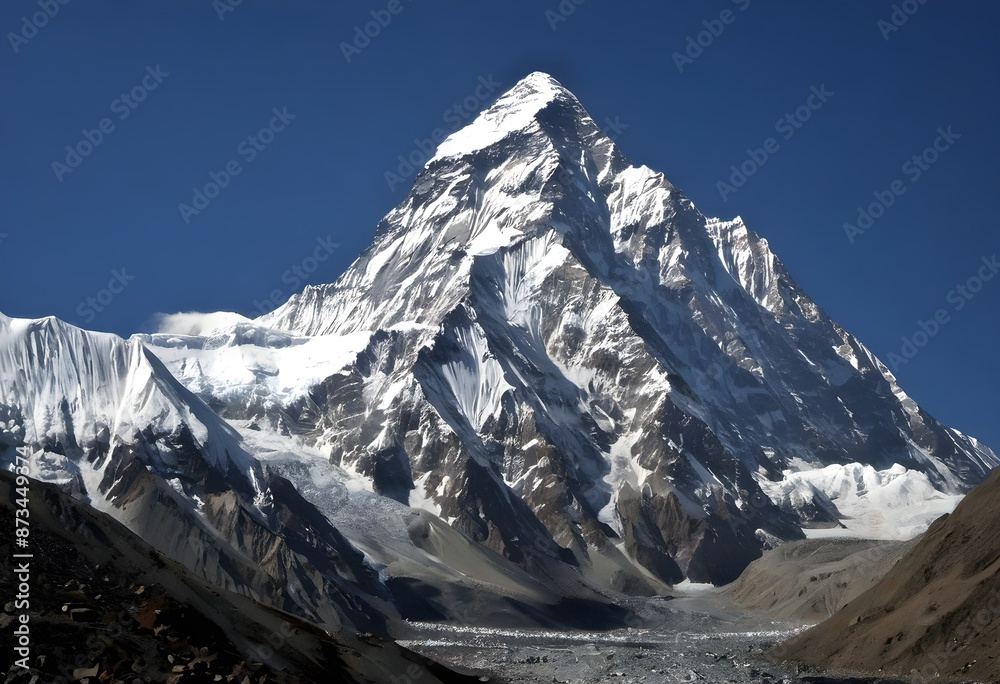 Poster A view of the Mountain K2 in the Himalayas