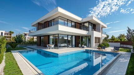 Villa with swimming pool.