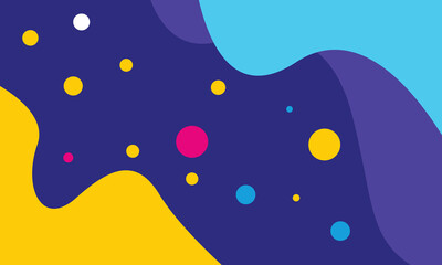 modern abstract vector banner background, creative aesthetic flat vector