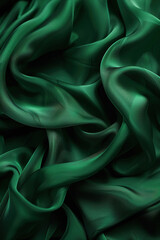 Obraz premium Close Up View of Green Fabric