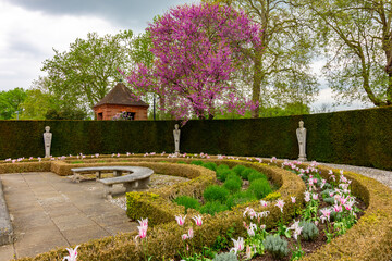 Kew botanical gardens in spring, London, UK