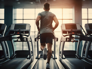 gym equipment, Workout on Gym Photo, Body Building, Fitness club, health and lifestyle, weight loss in gym, gym training, exercising in gym, sports Person running on treadmill in fitness club
