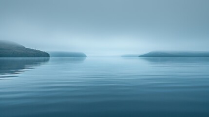 Misty Morning on the Lake