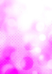 Pink bokeh vertical background for Banner, Poster, ad, celebration, event and various design works