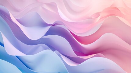 Abstract background with soft pastel waves. Gradient colors. For designing apps or products.