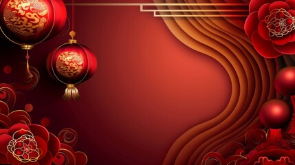Images and backgrounds of Chinese New Year culture for websites
