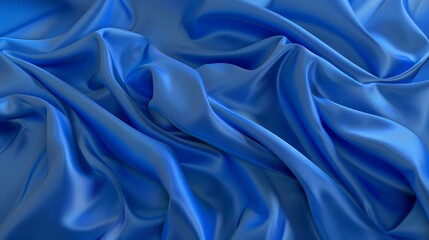 Obraz premium Background made of flowing soft fabric for product presentation. An excellent layout for placing promotional copies and event design.