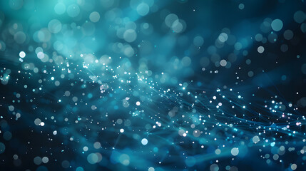 Abstract digital background with a polygonal network connection