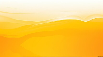 Fototapeta premium Warm Yellow and Orange Abstract with Flowing Waves