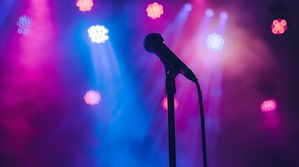 Obraz premium dance, party, disco, music, people, concert, silhouette, woman, dancer, dancing, crowd, club, stage, vector, light, night, show, nightclub, rock, illustration, beauty, entertainment, fun, fashion, lig