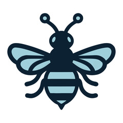 Cute Bee Vector illustration Design 