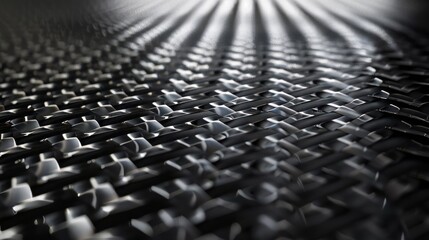 Fototapeta premium Cool carbon fiber material background.
