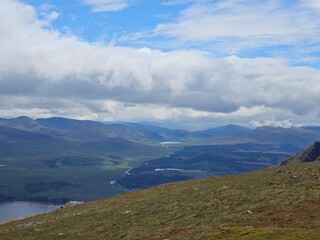 Fototapeta premium Creag Meagaidh, Arderikie, Loch Laggan, Scotland