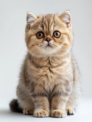 an Exotic Shorthair cat with its flat face, short, plush fur, and large round eyes