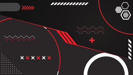 background with lines and circles